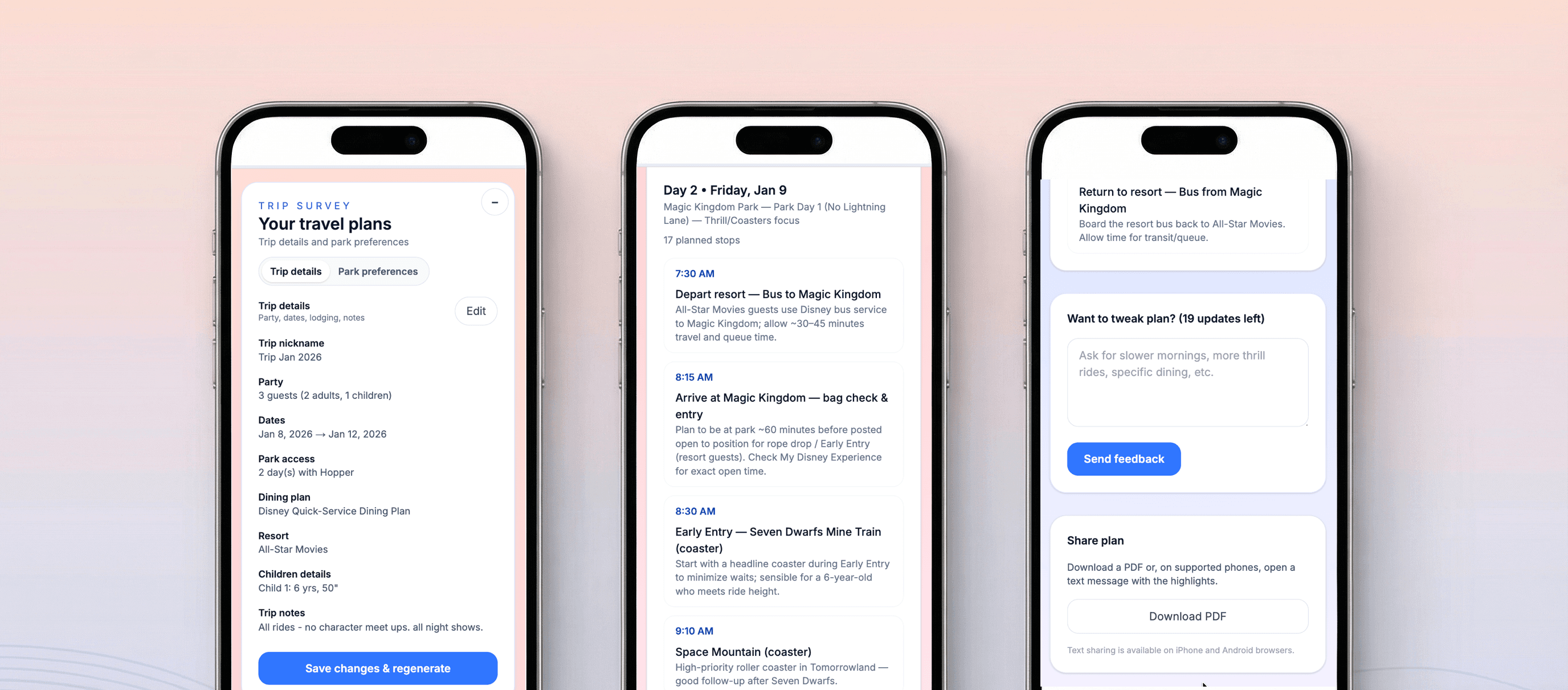 Preview of the RopeDrop.ai planner